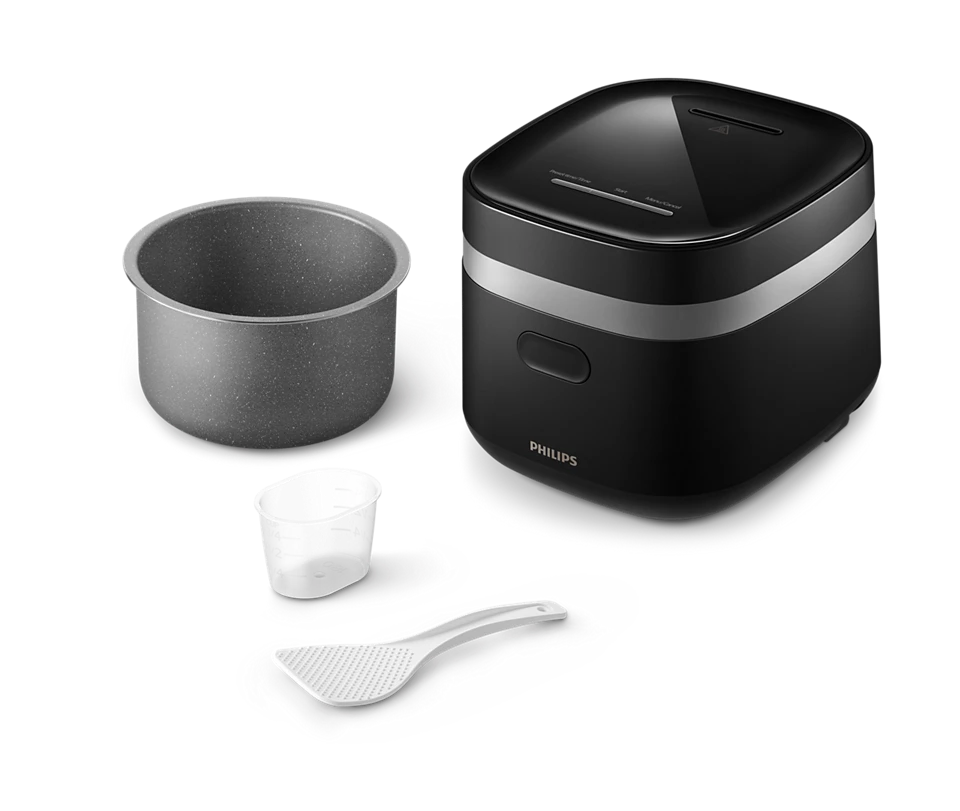 PHILIPS 3000. sērijas Mini daudzfunkcionālais katls, melns HD3090/80