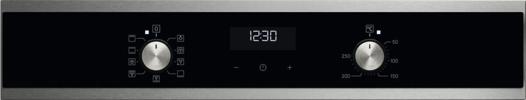 Electrolux cepeškrāsns (iebūv.) 65l, nerūsējoša tērauda EOF5F50BX