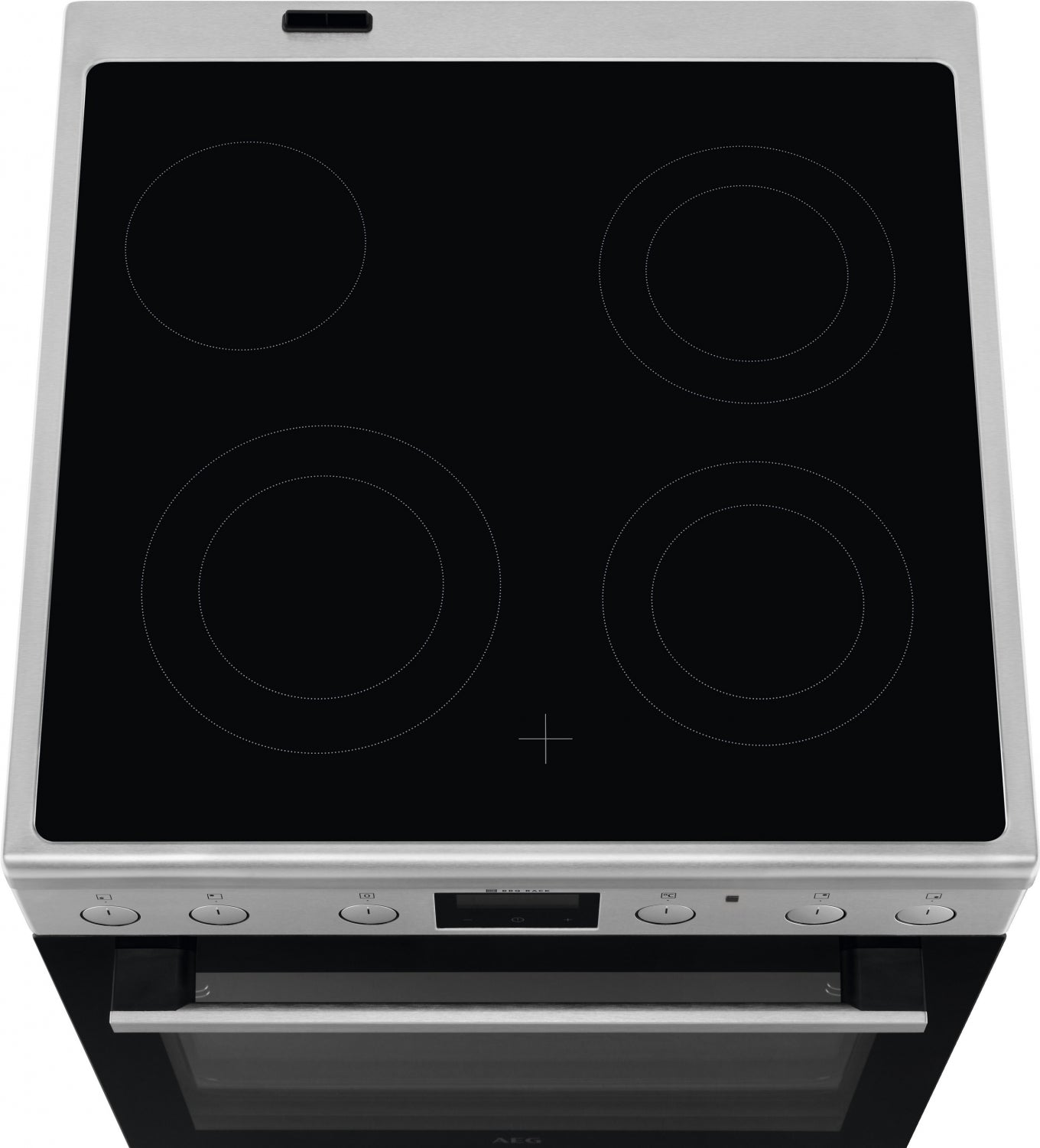 AEG 5000.sērijas SurroundCook keramikas plīts, 59.6cm, nerūsējoša tērauda CCB6443MBM