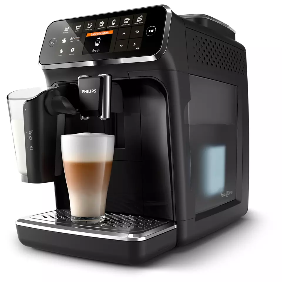 PHILIPS 4300 sērijas Pilnībā-automātisks Espresso kafijas automāts, melns EP4341/51