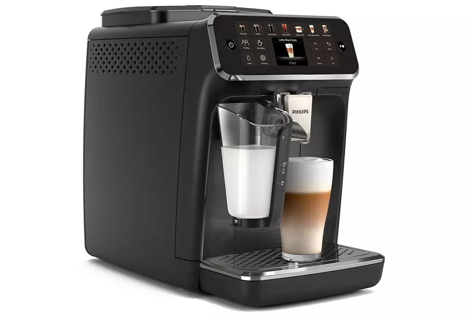 PHILIPS 4400 sērijas Pilnībā-automātisks Espresso kafijas automāts, melns EP4441/50