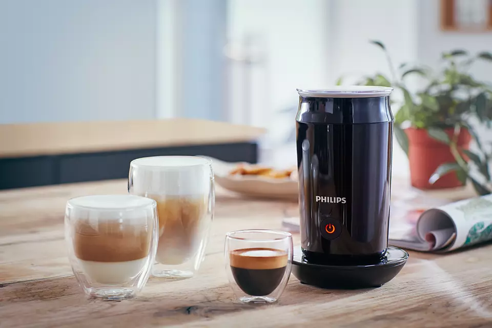 PHILIPS piena putotājs Milk Twister, melns CA6500/63