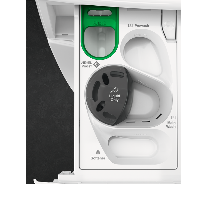 AEG 700.sērijas veļas mazg.mašīna ar žāvētāju (front.ielāde), 9kg, balta LWR75965O