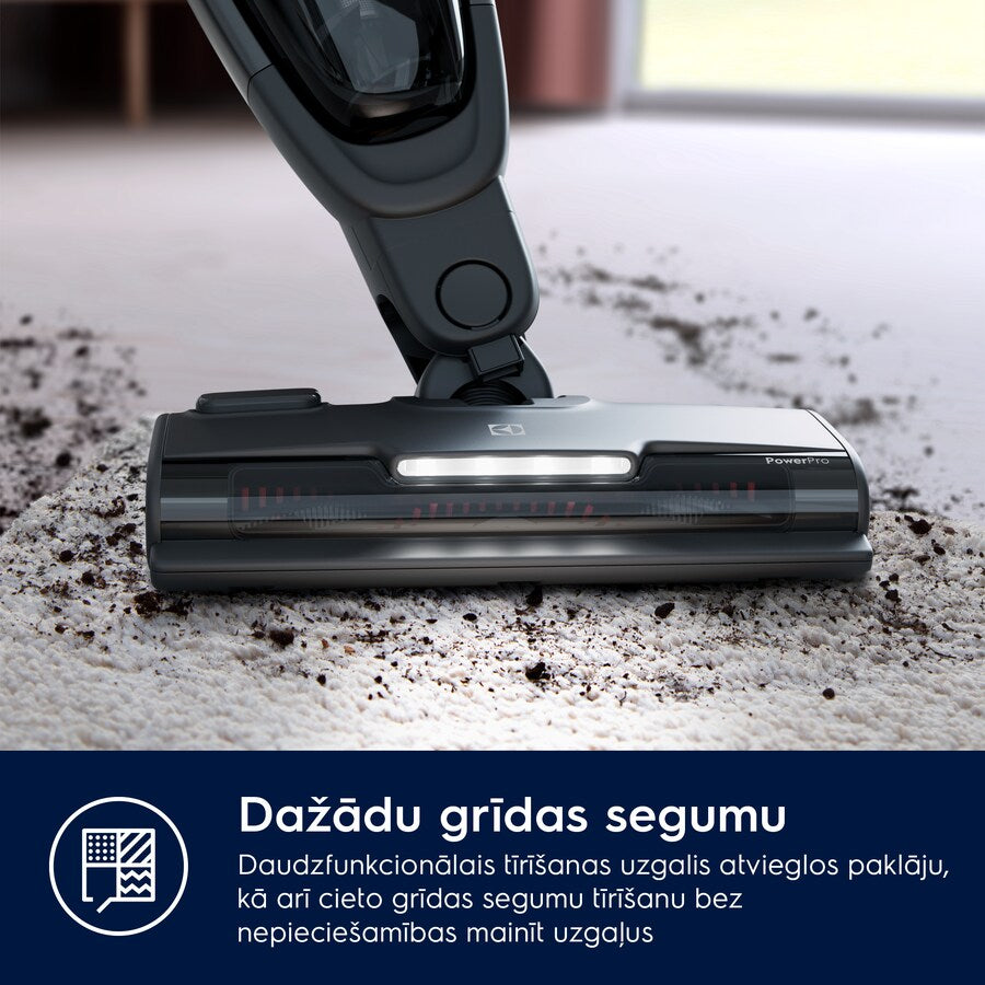 Electrolux 600.sērijas 2in1 bezvadu putekļusūcējs bez maisiņa, balts ES62HB25UV
