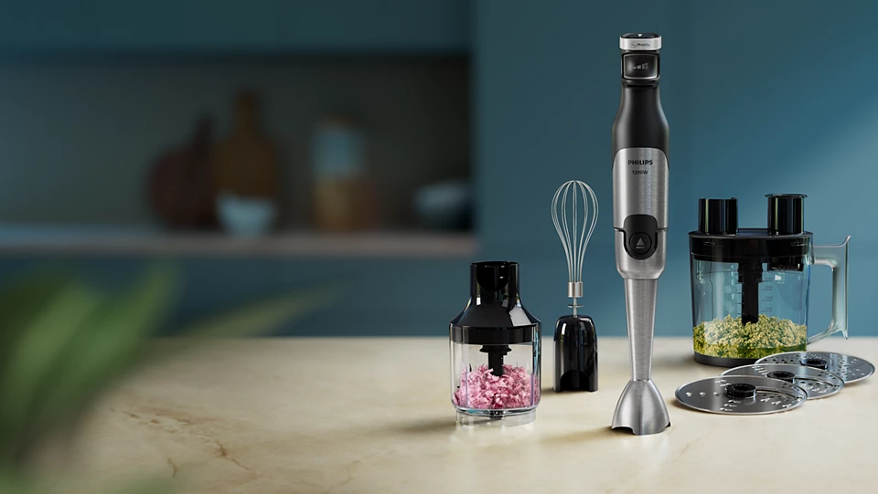 PHILIPS 5000 Series rokas blenderis, melns HR2685/00