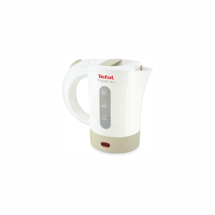 TEFAL Travel City ceļojumu tējkanna, 0.5 L, balta/bēša KO1201