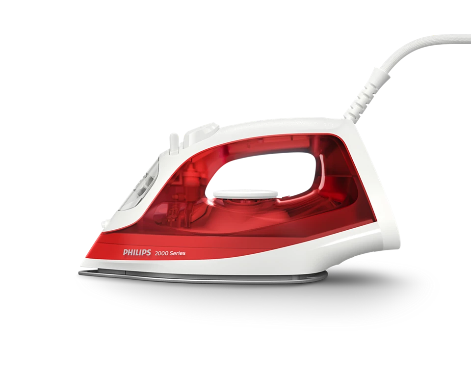 PHILIPS 2000 sērijas Tvaika gludeklis, 2000W, sarkans DST2010/40