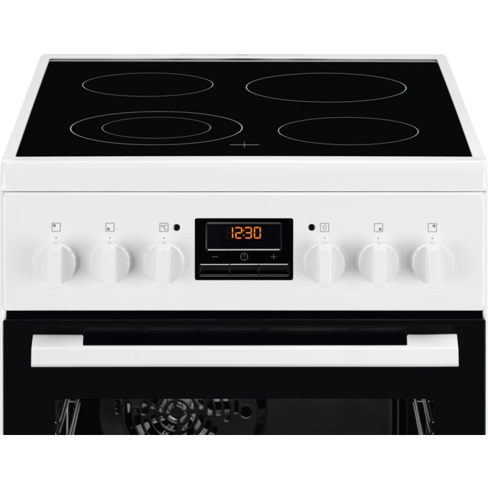 Electrolux elektriskā plīts ar elektrisko cepeškrāsni, balta, 50cm LKR540200W