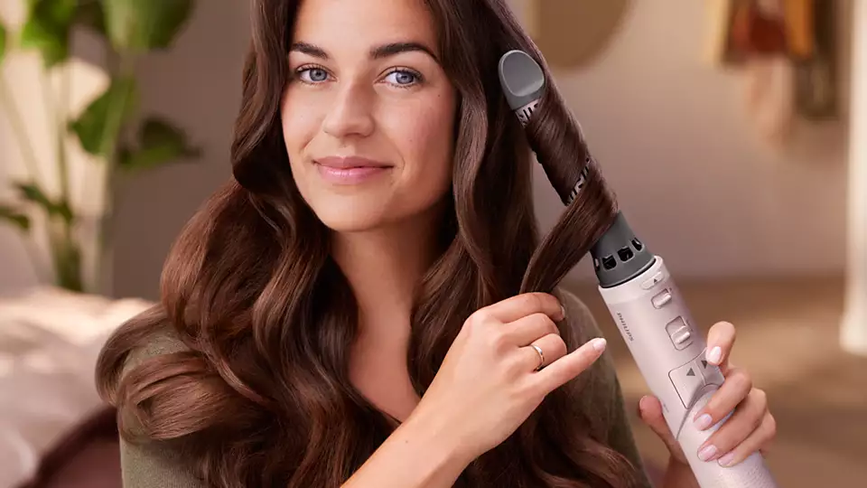PHILIPS Air Styler Essential matu veidotājs, 1000W, rozā BHA735/00