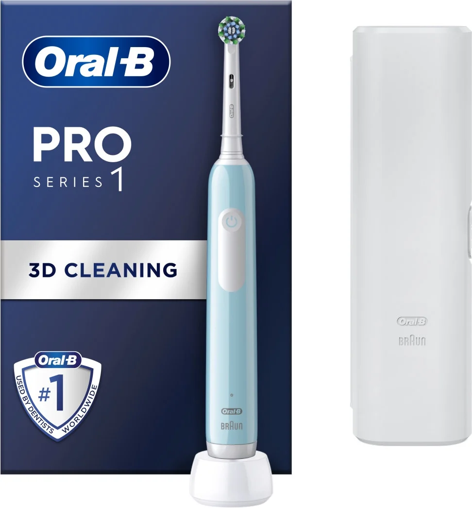 BRAUN el.zobu birste Cross Action+ ceļojuma futrālis, zila D 305.513.3X