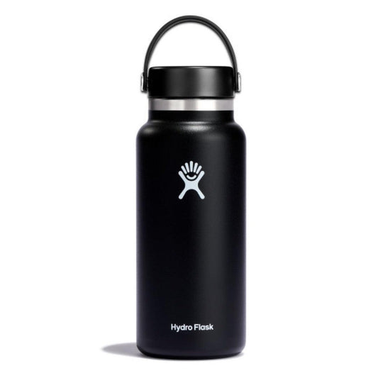 Termokrūze HYDRO FLASK WIDE FLEX CAP, 32 OZ (950ml) Melna - DomoTehnika