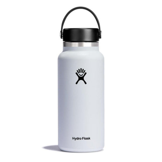 Termokrūze HYDRO FLASK WIDE FLEX CAP, 32 OZ (950ml) Balta - DomoTehnika