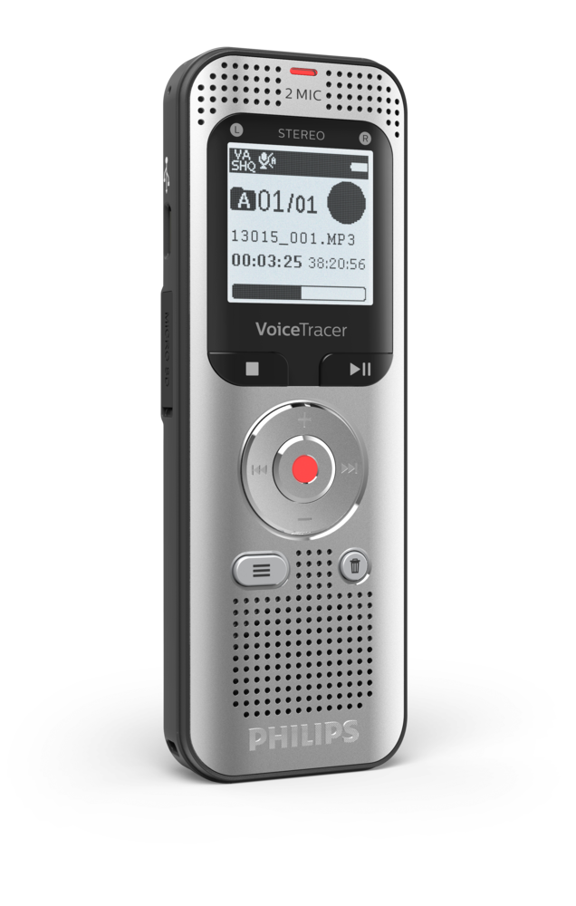 PHILIPS diktafons, 8GB, sudraba DVT2050