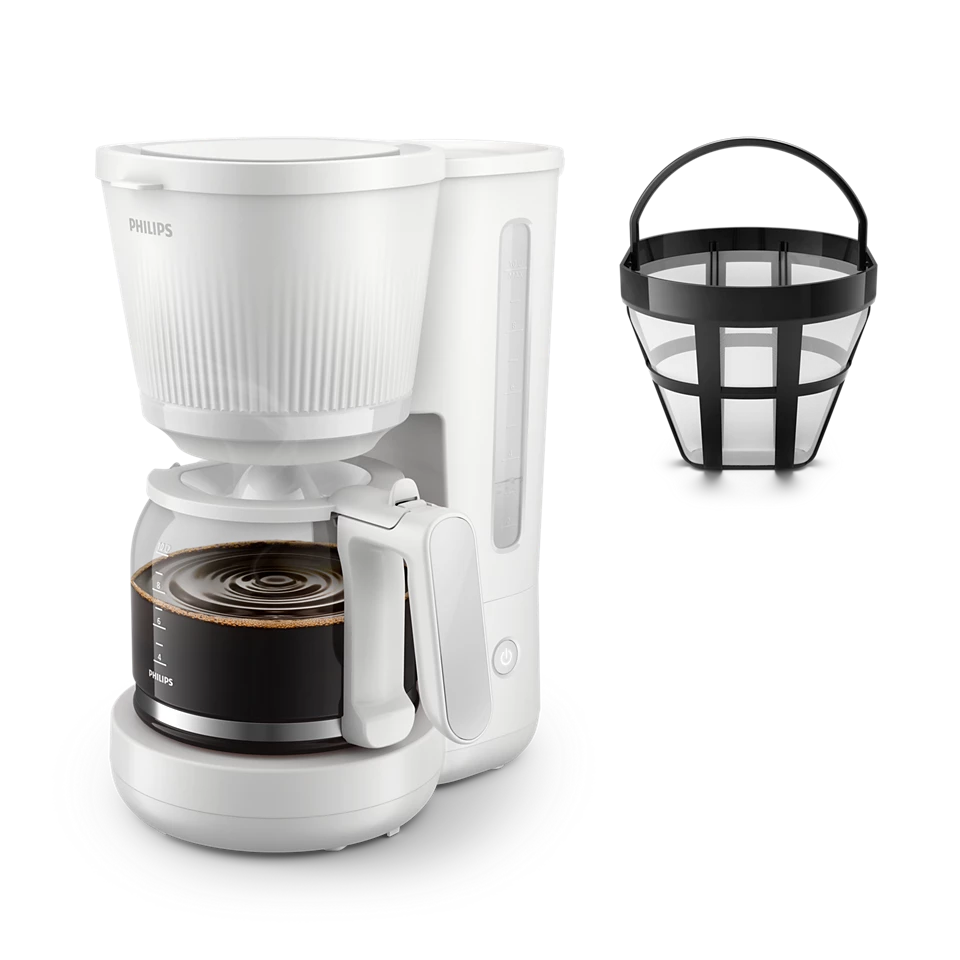 PHILIPS 3000. sērijas Basic Kafijas automāts, 1080 W, balts HD7411/00
