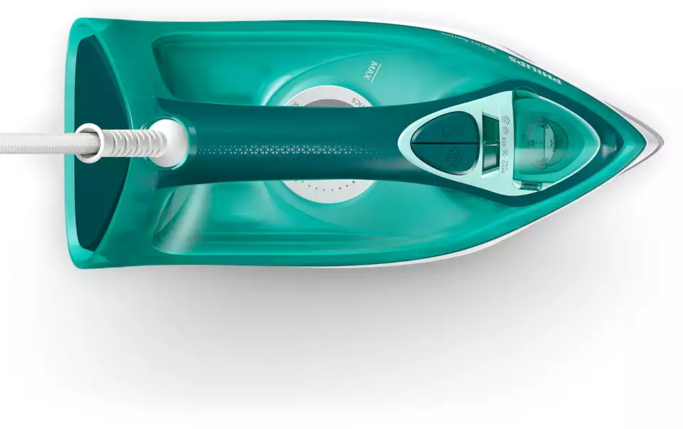 PHILIPS 3000 sērijas Tvaika gludeklis, 2400W, zaļš DST3030/70