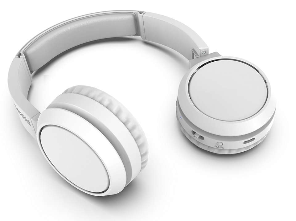 PHILIPS austiņas On-Ear ar Bluetooth, baltas TAH4205WT/00