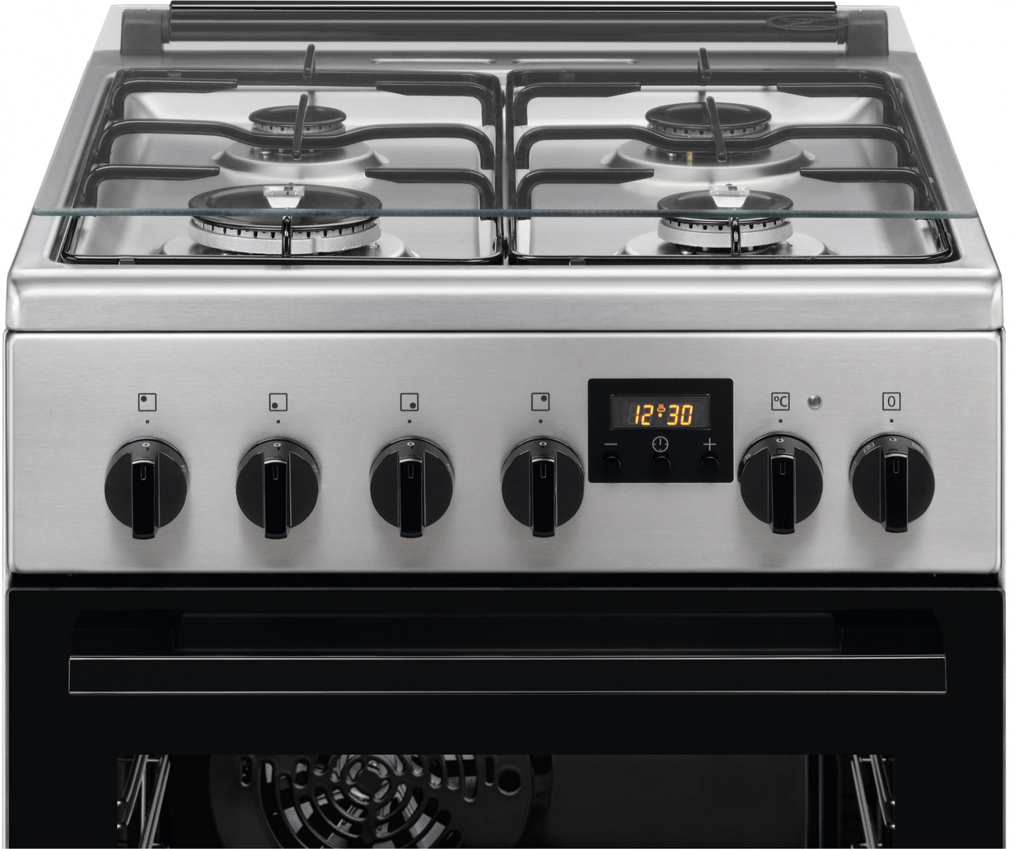 Electrolux gāzes plīts ar elektrisko cepeškrāsni, nerūsējoša tērauda, 50cm LKK540232X
