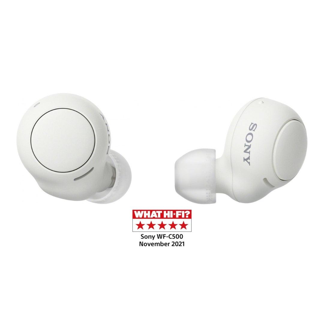 Bezvadu austiņas SONY WF-C500/W - DomoTehnika