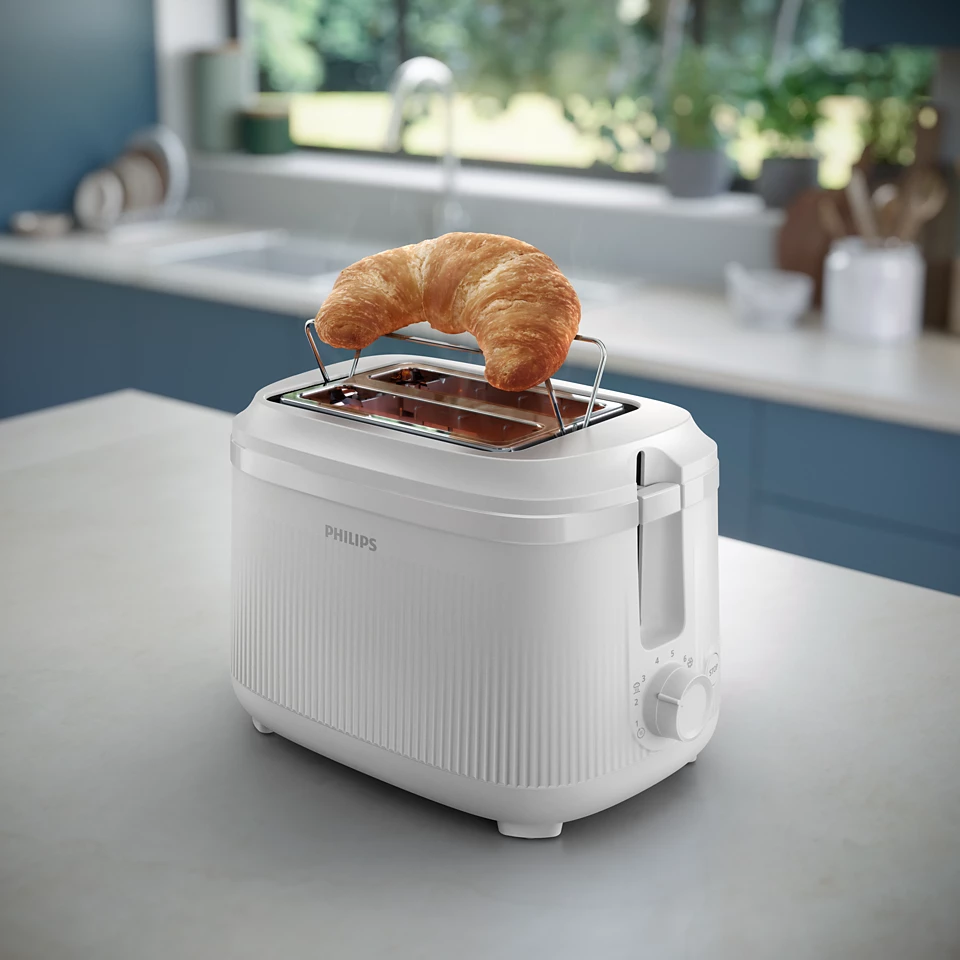 PHILIPS 3000. Sērijas Basic tosteris, 900W, balts HD2511/00