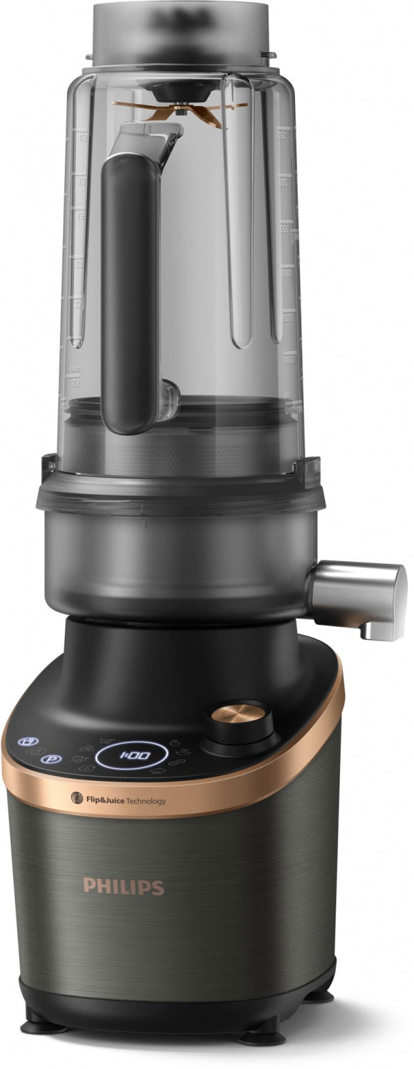 PHILIPS Flip&Juice blenderis, 1500W, melna un metāliska HR3770/10