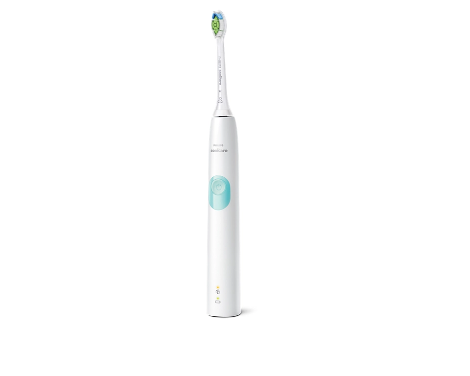 PHILIPS ProtectiveClean 4300 Sonic elektriskā zobu birste, balta un piparmētru HX6807/35
