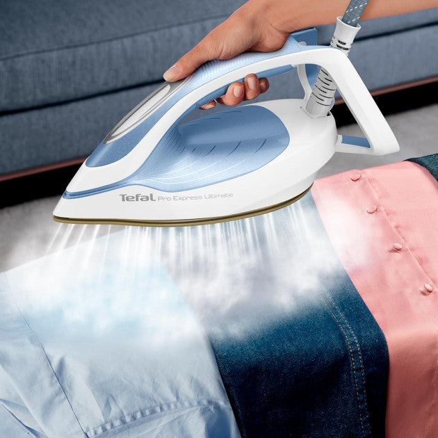TEFAL Pro Express Ultimate gludināšanas sistēma, 3000W, zila/balta GV9710EO