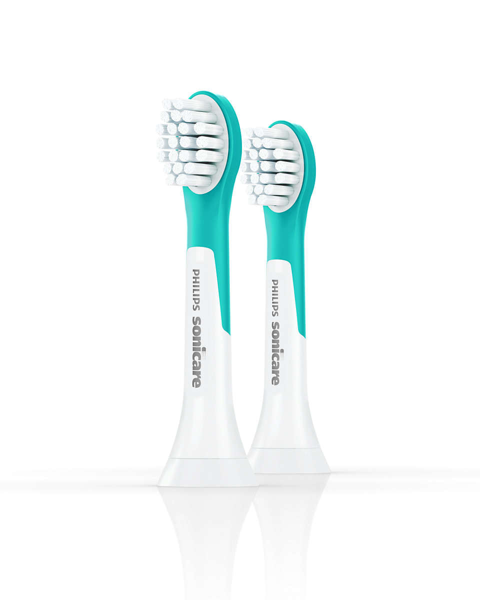 Sonicare for Kids Mini zobu birstes uzgalis, 2 gab,3+ HX6032/33