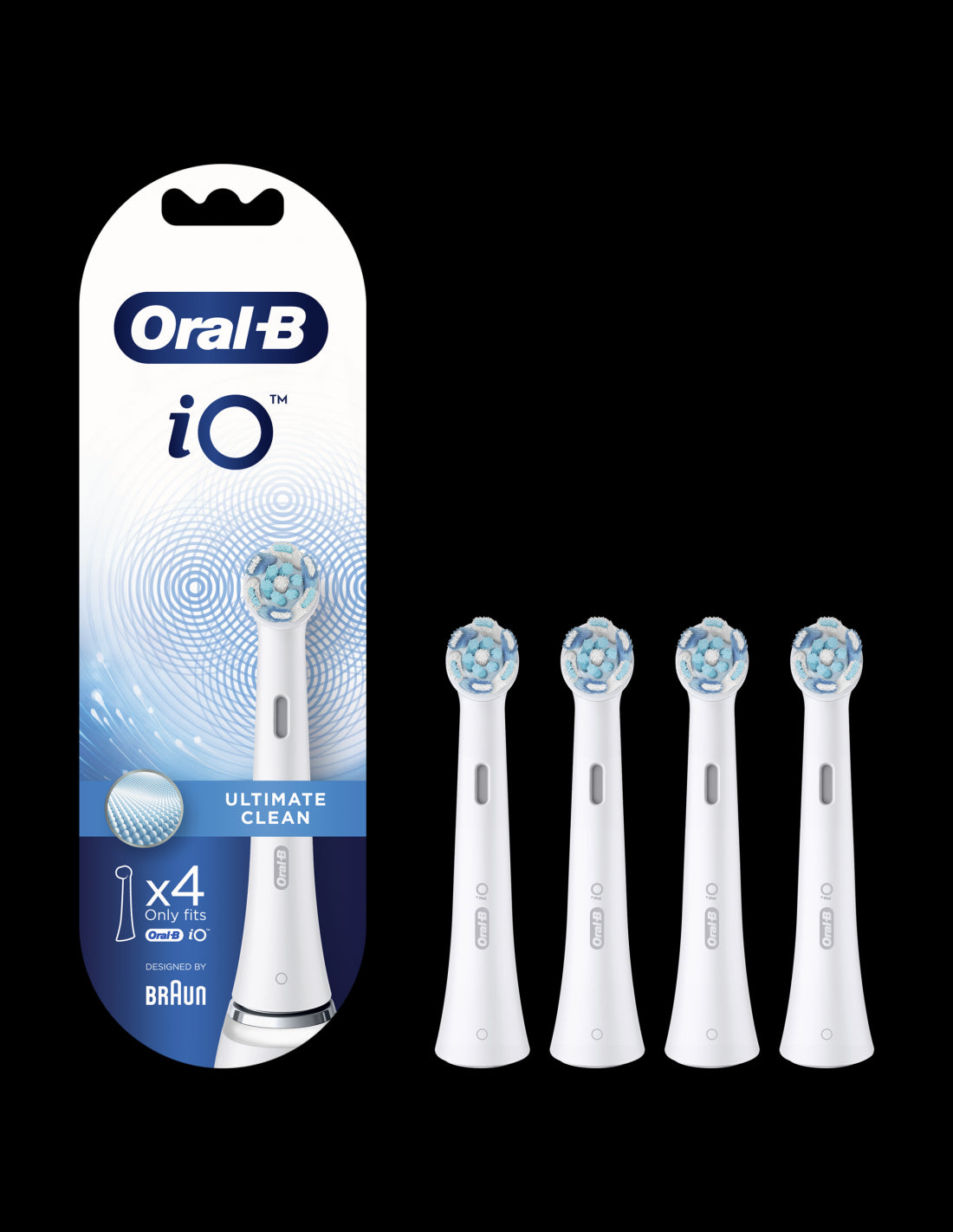 BRAUN Ultimate Clean zobu birstes uzgaļi, 4gab. IO CW-4
