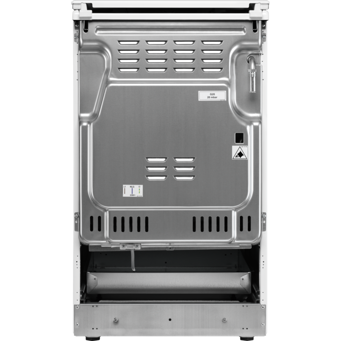 Electrolux 600.sērijas gāzes plīts ar elektrisko cepeškrāsni, melna, 50cm LKK560010K