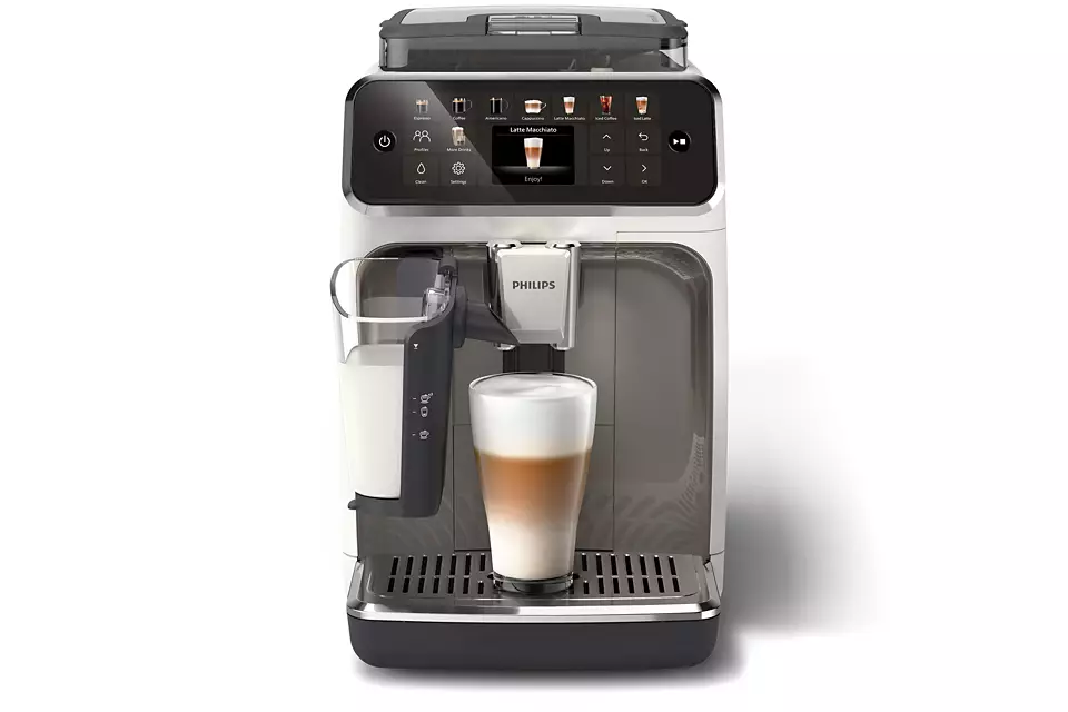 PHILIPS 5000 sērijas Super-automatic Espresso kafijas automāts, balts EP5545/70