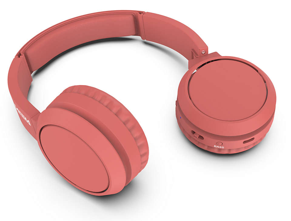 PHILIPS austiņas On-Ear ar Bluetooth, sarkanas TAH4205RD/00
