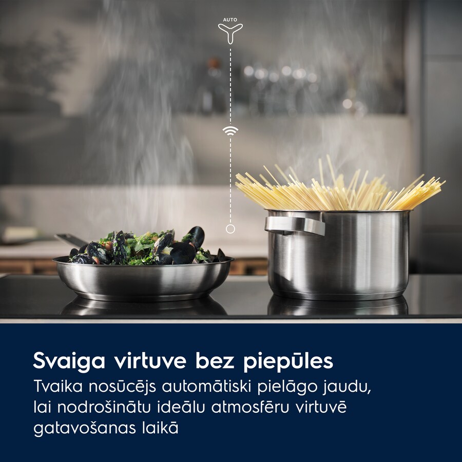 Electrolux 600 Flex Bridge ar Hob2Hood indukcijas plīts virsma, 60cm EIV64453