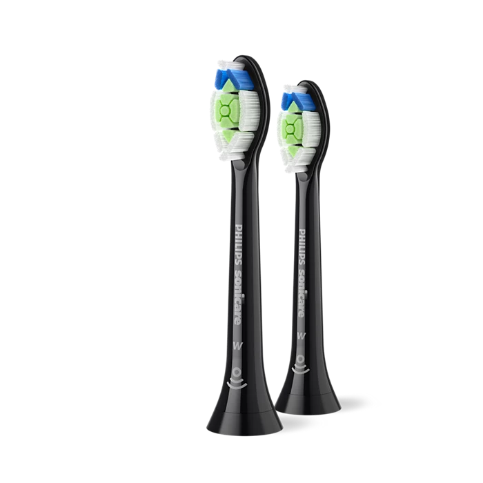 Sonicare Optimal White birstes uzgaļi (2gab.), melns HX6062/88