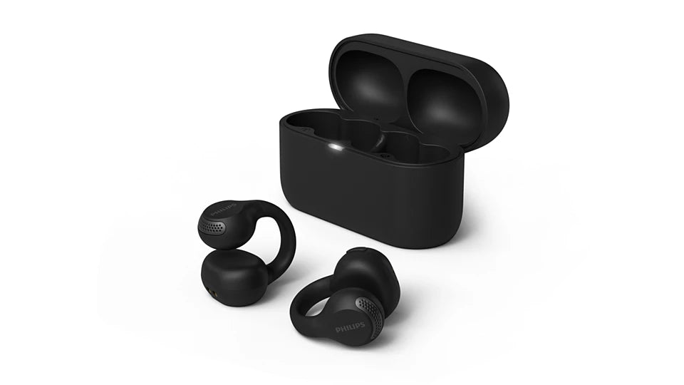 PHILIPS bezvadu austiņas, melnas TAQ2000BK/00