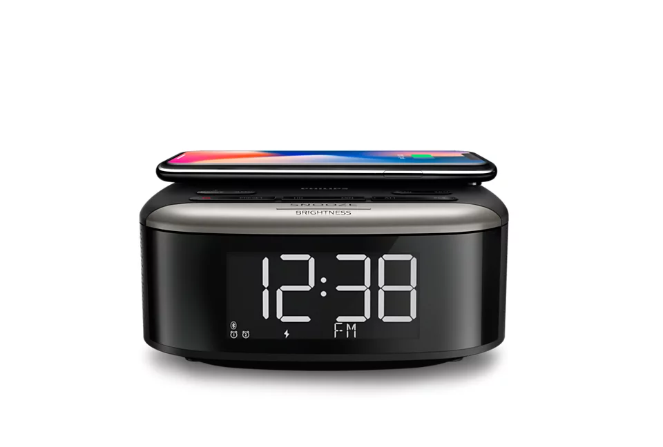 PHILIPS Radio pulkstenis, melns TAR7606/10