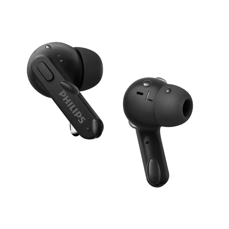 PHILIPS in-ear true bezvadu austiņas ar portatīvo uzlādes ietvaru, melnas TAT2206BK/00