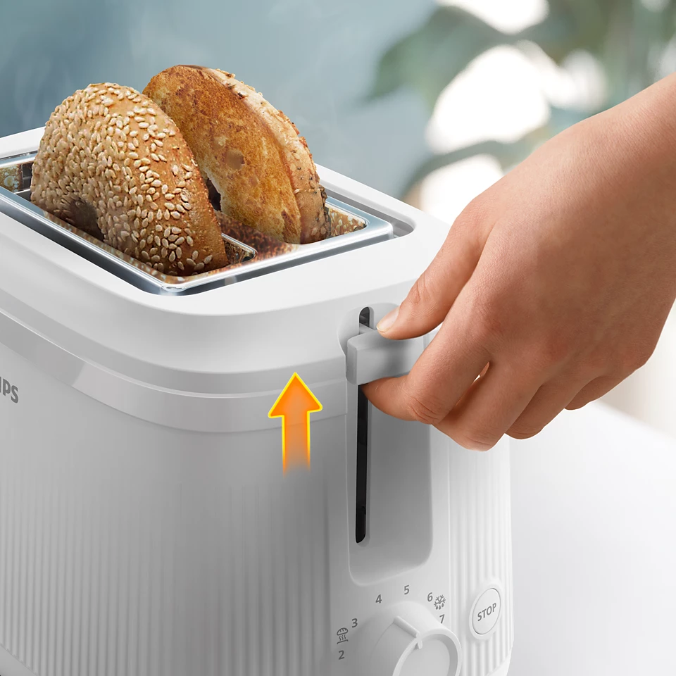 PHILIPS 3000. Sērijas Basic tosteris, 900W, balts HD2511/00