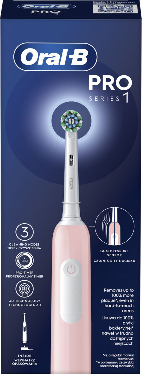 BRAUN el.zobu birste Cross Action, rozā D 305.513.3 Pink