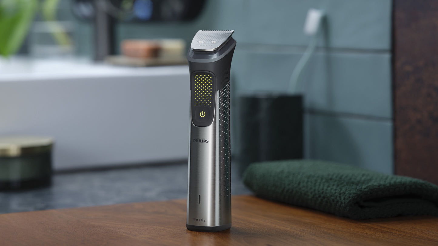 PHILIPS Multigroom series 9000 All-in-one trimmeris sejai, matiem un ķermenim, tērauda MG9552/15