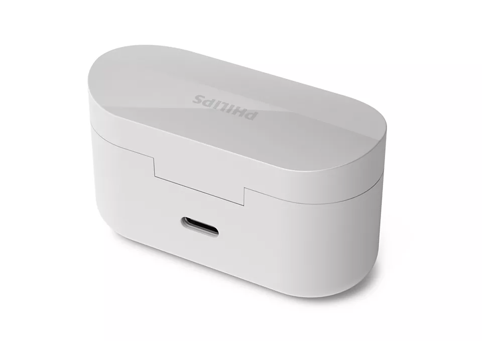 PHILIPS in-ear true bezvadu austiņas ar portatīvo uzlādes ietvaru, baltas TAT3508WT/00