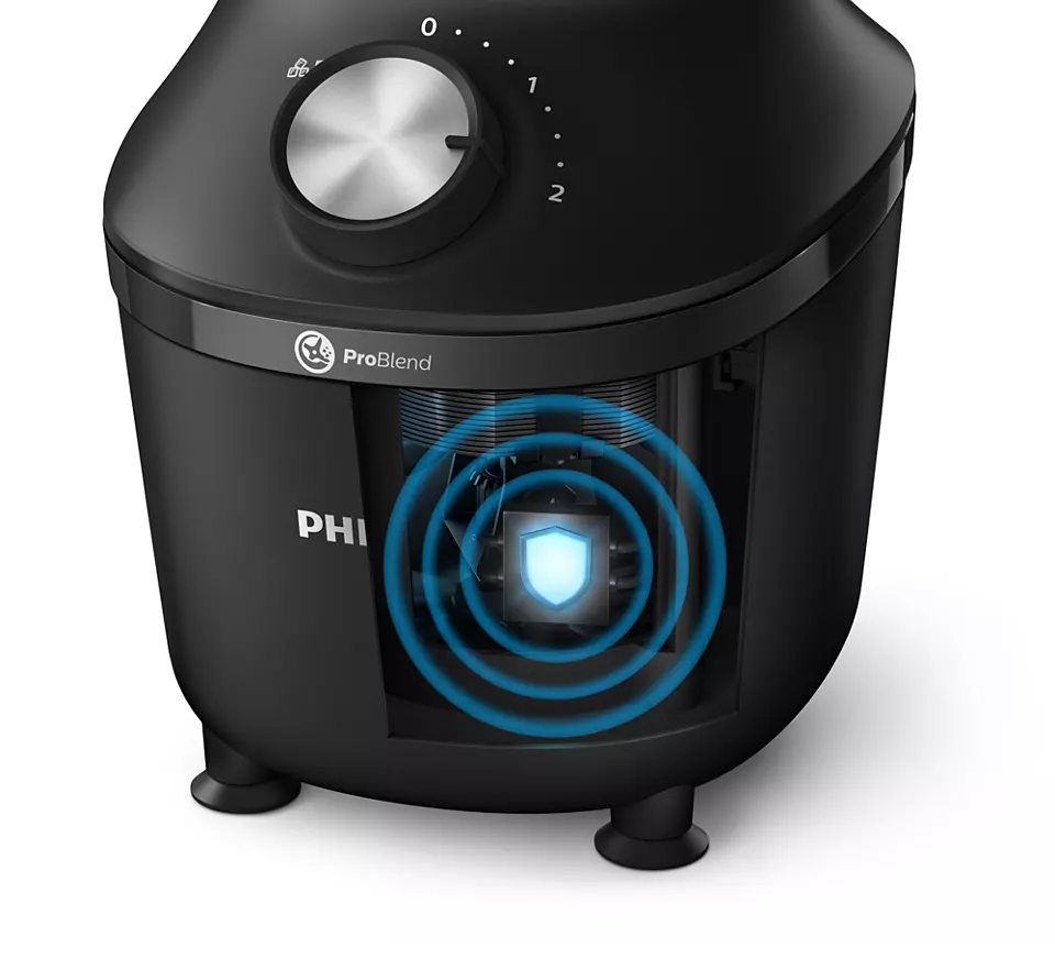 PHILIPS blenderis, 2 l, 600 W, melns HR2291/01