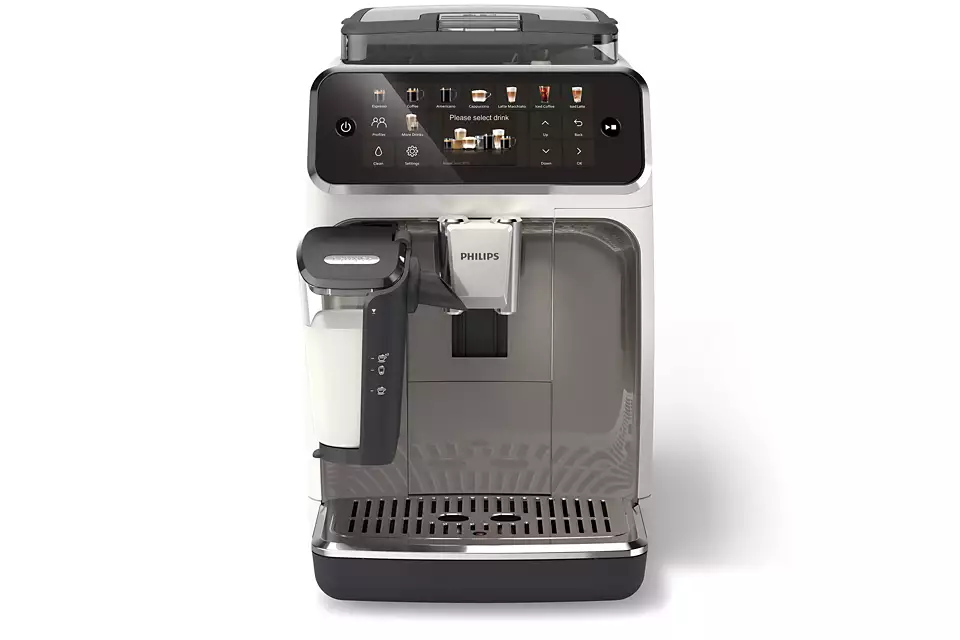 PHILIPS 5000 sērijas Super-automatic Espresso kafijas automāts, balts EP5545/70