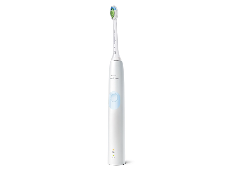 PHILIPS ProtectiveClean 4300 Sonic elektriskā zobu birste, balta un piparmētru HX6807/35