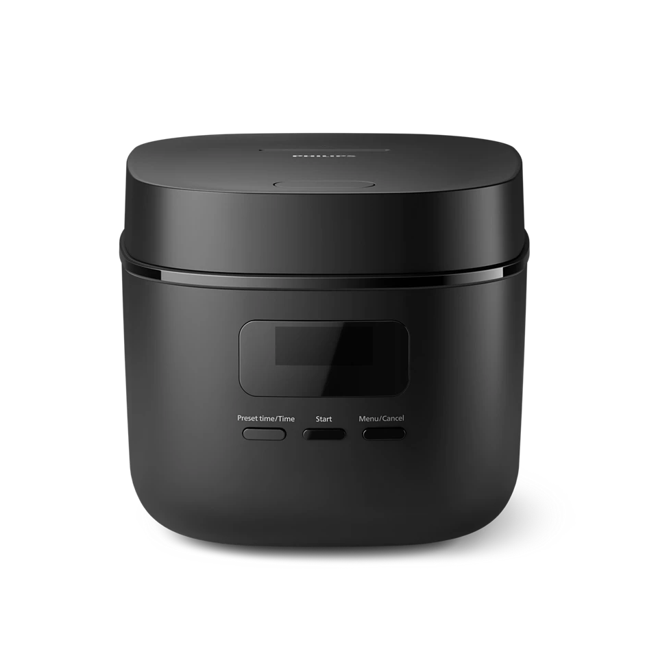 PHILIPS 3000. sērijas Mini rīsu vārāmais katls, melns HD3080/80