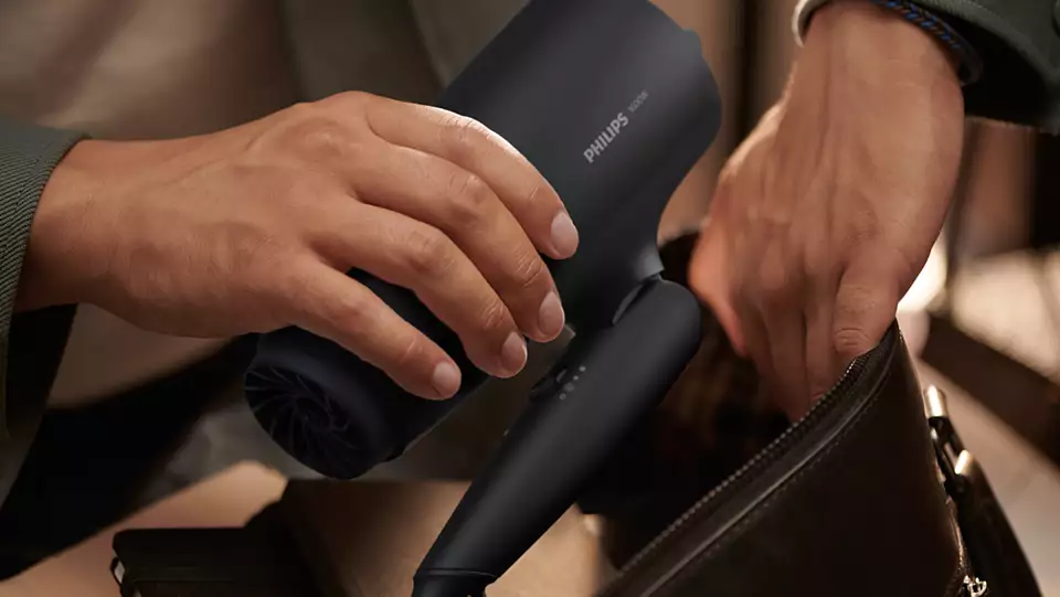 PHILIPS matu fēns 1600 W, melns BHD308/10