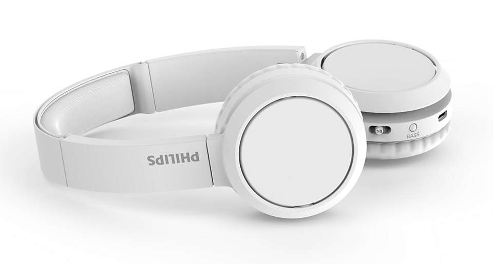 PHILIPS austiņas On-Ear ar Bluetooth, baltas TAH4205WT/00