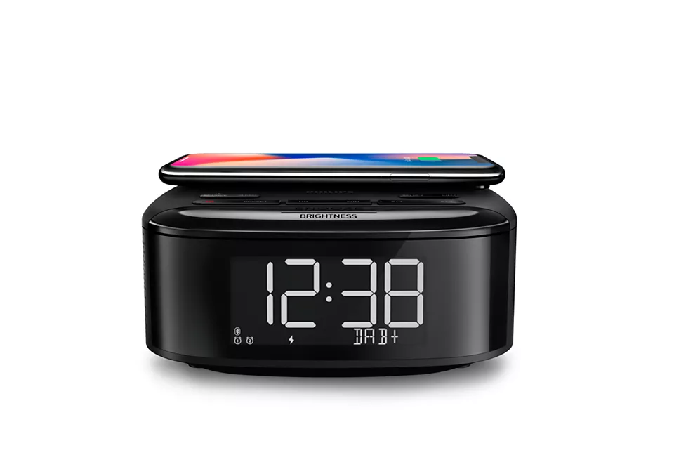PHILIPS Radio pulkstenis, melns TAR7705/10