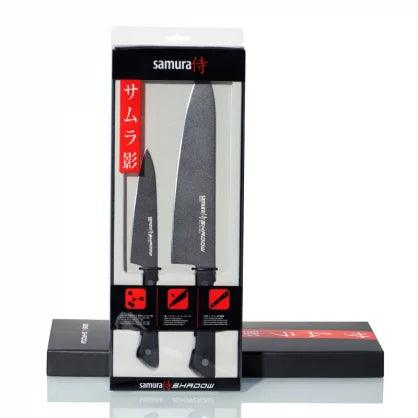 Nažu komplekts SAMURA SHADOW Set of 2 kitchen knives SH-0210 - DomoTehnika
