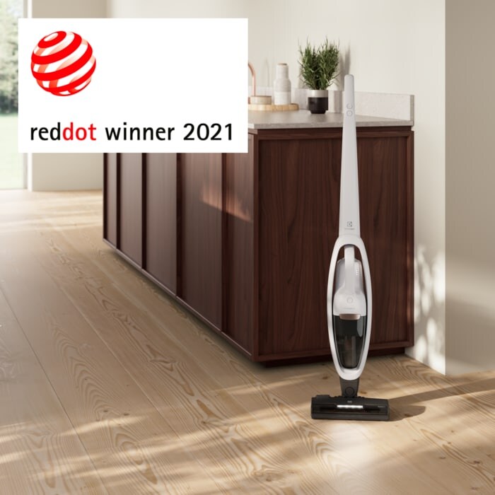 Electrolux 500.sērijas Hygienic bezvadu putekļusūcējs bez maisiņa, balts ES52HB25SH
