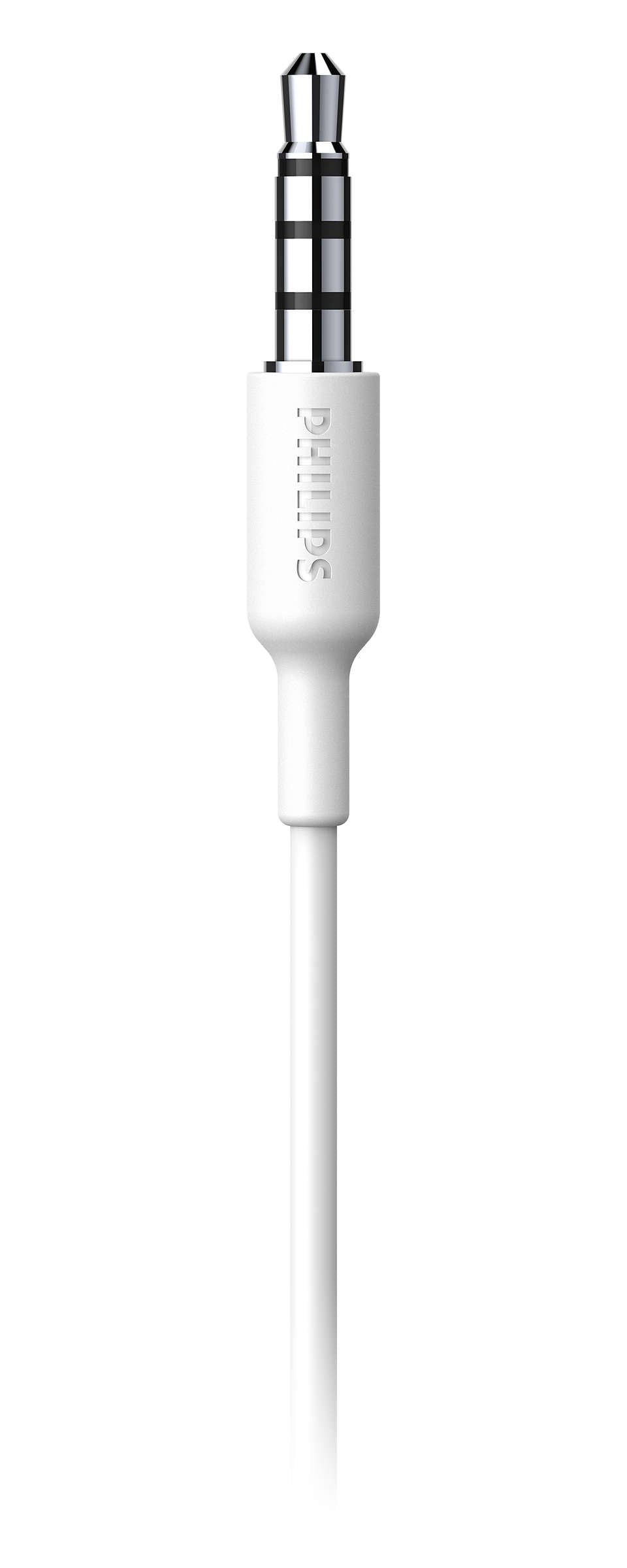 PHILIPS In-Ear sporta austiņas ar cilpiņu un mikrofonu, baltas TAA1105WT/00